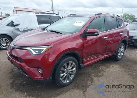 2018 Toyota Rav4 Limited z USA, uszkodzony, nr VIN JTMDFREV8JD226306